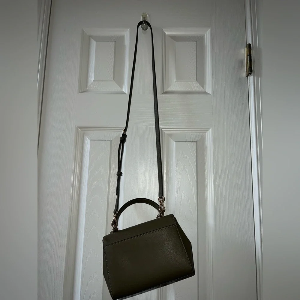 Michael Kors OLIVE Ava Extra Small Saffiano Leather Crossbody Bag - Picture 6 of 9